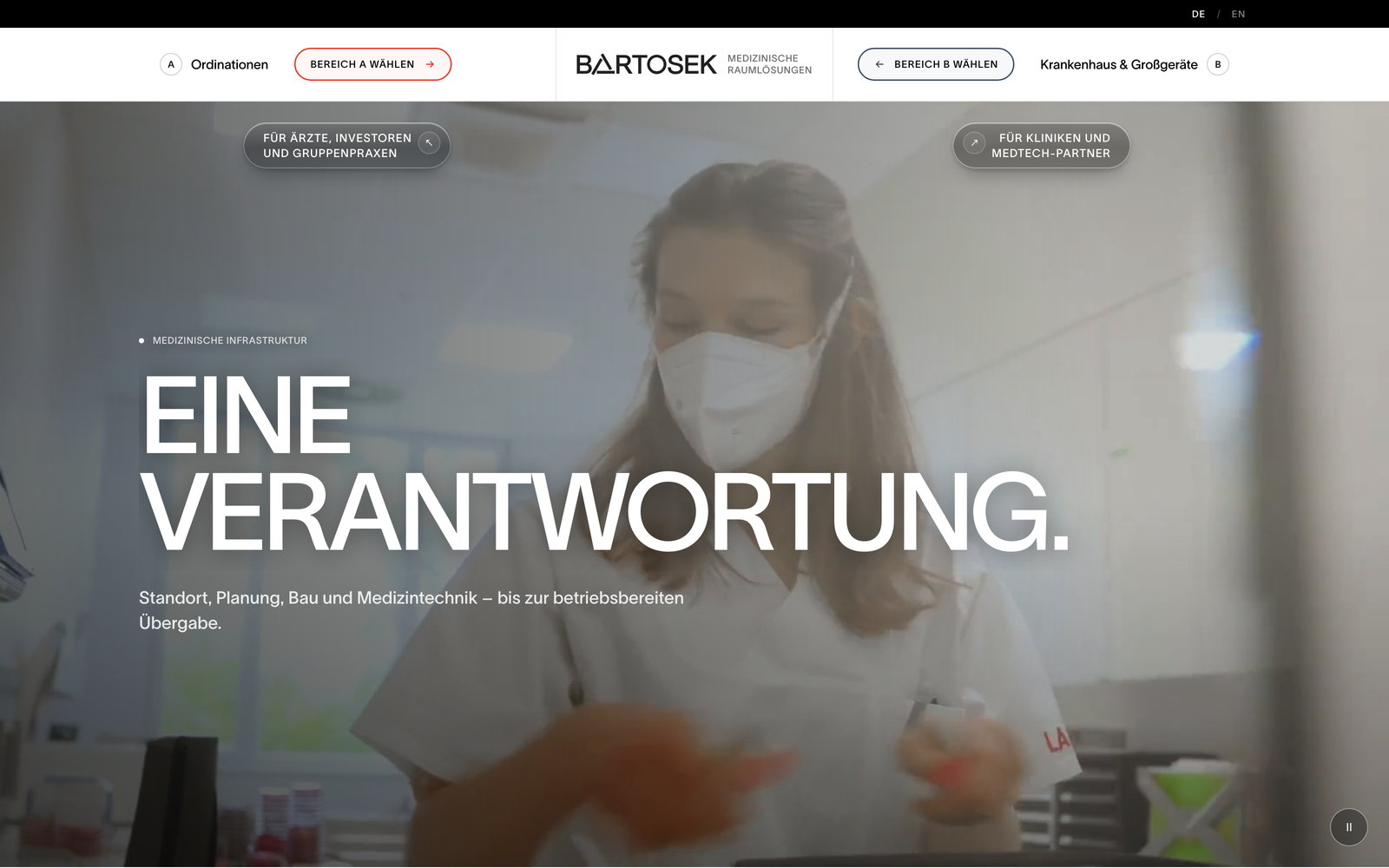 Projektansicht BARTOSEK Medical